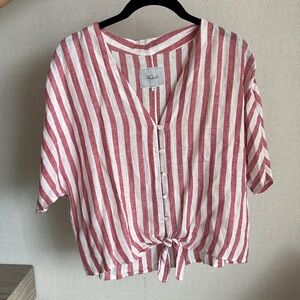 Rails button up blouse